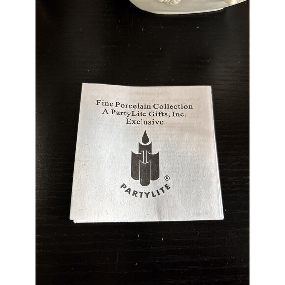 PartyLite Bisque Porcelain Fairy Enchantment Pillar Candle Holders Retired Pair - Picture 2 of 10